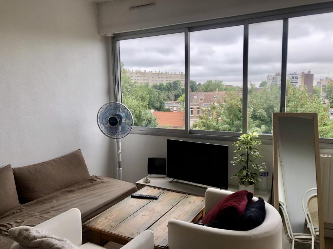 A VENDRE T2 MEUBLÉ - MARCQ BUISSON + Pkg
