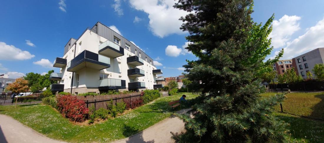 A Vendre  T2 BBC LA MADELEINE  Résidence Standing + balcon+ Pkg 